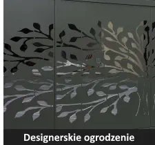 Designerskie ogrodzenie
