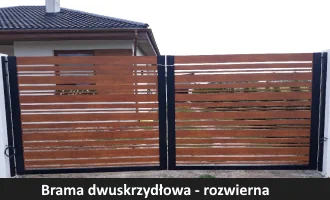 Brama dwuskrzydłowa