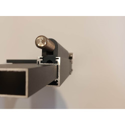 Zawias bramowy aluminium plus stal nierdzewna