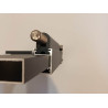 Zawias bramowy aluminium plus stal nierdzewna