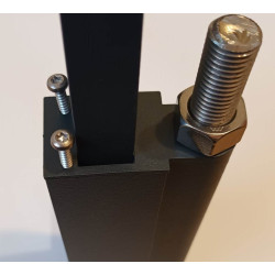 Zawias bramowy aluminium plus stal nierdzewna