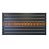 Przęsło aluminiowe 2x1 z efektem drewna