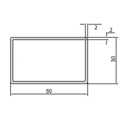 Profil aluminiowy KW50302
